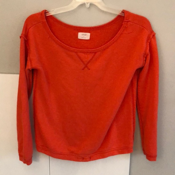 Aerie off shoulder sweatshirt medium - Picture 1 of 2